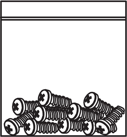 Workrite 4400305 Silhouette Screw Pack