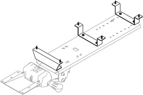 Workrite BMK-1-B Bench Mount Kit