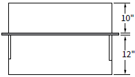 Technical Drawing for Workrite SM-ACR White Frosted Acrylic Privacy & Modesty Panel