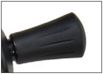 Ergonomically designed knob provides easy tilt adjustment