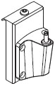 Workrite Astra Slat Wall Mount