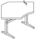 Workrite Sierra Crank Equal Corner Adjustable Desk