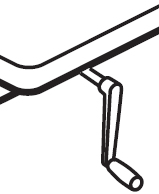 Workrite Sierra Crank Handle Left