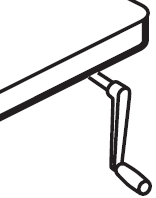Workrite Sierra Crank Handle Right