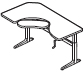 Sierra Crank Offset Corner Keyboard Cutout Right