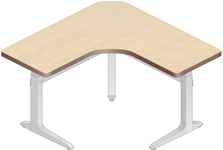 WorkRite Sierra Pin Equal Corner 3 Legs Adjustable Height Workcenter