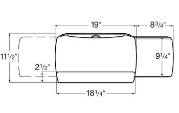 Diagram for WorkRite 180S Combo Platform with Slide