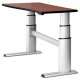 WorkRite Sonoma Premium Rectangular Concave Front Height Adjustable Desk DISCONTINUED