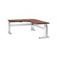 WorkRite Sonoma Premium Large Equal Corner Height Adjustable Workstation DISCONTINUED