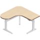 WorkRite Sierra Electric Peninsula 3 Legs Height Adjustable Workstations 