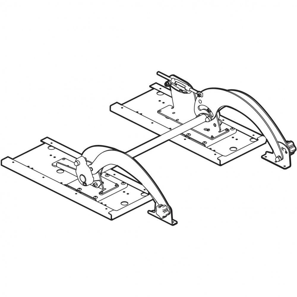 Workrite 2421-17TG or 2421-22TG Gemini Arm Track Kit