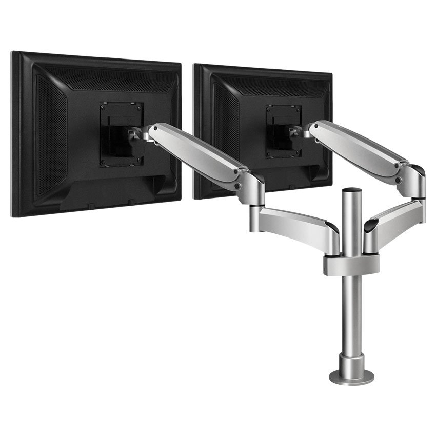 Workrite PA2000-B or PA2000-S Poise Dual Monitor Arm