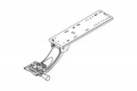 WorkRite Pinnacle AD Value Keyboard Arm with 22" Track 3177-22N