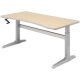 Workrite Sierra Crank Rectangular Concave Front (22-34") Height Adjustable Table / Desk