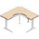 Workrite Sierra Crank Cockpit Corner (22-34") Height Adjustable Workcenters