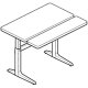 Workrite Sierra Pin Rectangular Bi-Level (22-34") Height Adjustable Desks and Tables 