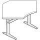 Workrite Sierra Pin Equal Corner 2 Legs (22-34") Height Adjustable Tables / Desks 