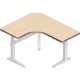 Workrite Sierra Pin Offset Corner Left or Right 3 Legs (22-34") Height Adjustable Tables