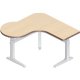 Workrite Sierra Pin P Peninsula 3 Legs (22-34") Height Adjustable Workcenter