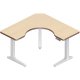 WorkRite Sierra HX Electric Height Adjustable Table, Cockpit Corner 