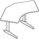 WorkRite Sierra HX Electric 120 Degree 2 Legs Sit-to-Stand Table