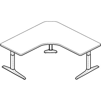 WorkRite Sierra HXL Electric Equal Corner 3 Legs Workcenter