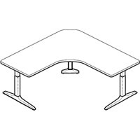 WorkRite Sierra HXL Electric Equal Corner 3 Legs Workcenter