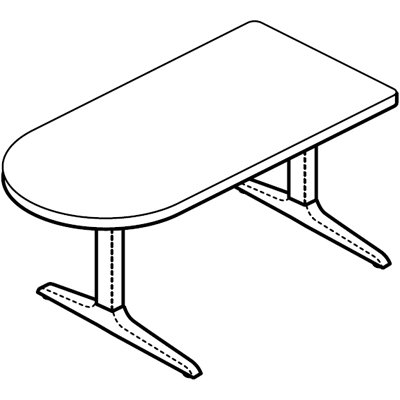 WorkRite Sierra HXL Electric Peninsula 2 Legs Workcenter