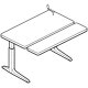 WorkRite Sierra HX Crank Rectangular Bi Level Height Adjustable Workcenter