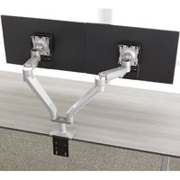 Workrite WA2000-C-S or WA2000-G-S Willow Dual Wide Monitor Arm