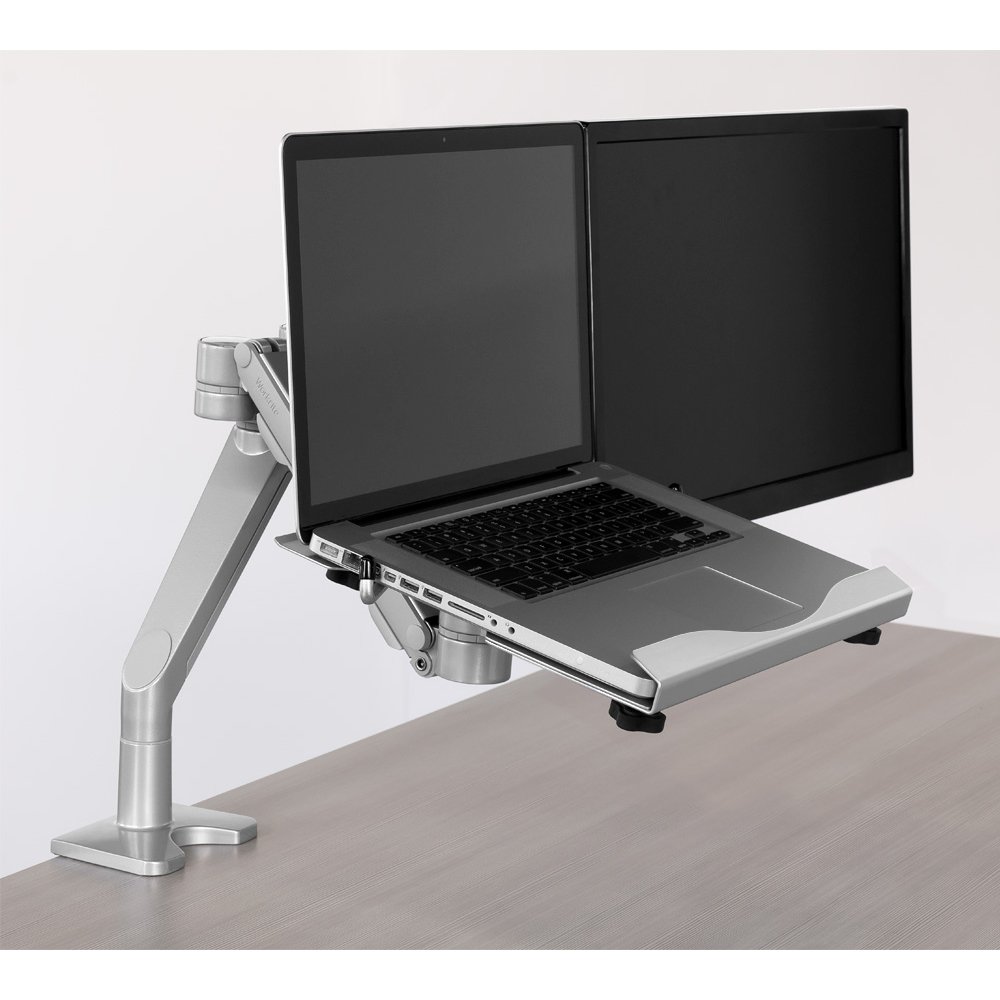 Workrite LTH-1 with Willow Dual Monitor Arm
