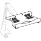 Workrite LTH-1 Laptop Holder for Willow, Poise Single/Dual Arms