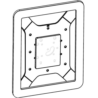 Workrite IPH-1 iPad Holder for Willow, Poise Twin & Sequoia Arms