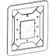 Workrite IPH-1 iPad Holder for Willow, Poise Twin & Sequoia Arms