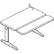Workrite Sierra HXL Crank Rectangular Bi-Level Workcenter