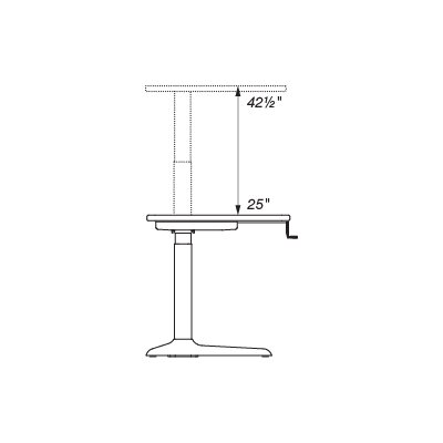 SCFHXL726030 Offset Corner Left 3 Legs