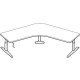 Workrite Sierra HXL Crank 120 Degree 3 Legs Sit-to-Stand Table