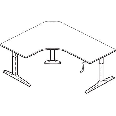 Offset Corner Right 3 Legs SCFHXL607230