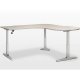Workrite Sierra HXL Crank P Peninsula 3 Legs Sit-to-Stand Table