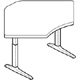 Workrite Essentia Electric Small Equal Corner 2 Leg Workcenter