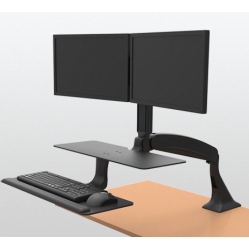Activate Sit Stand with dual monitor