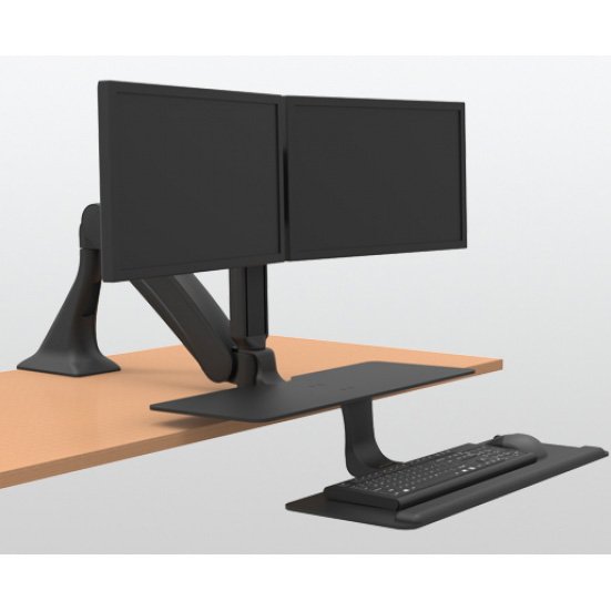 Activate Sit Stand with dual monitor