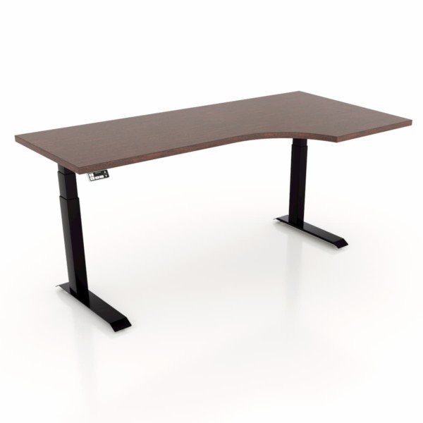 Workrite Essentia Electric Offset Corner 2 Leg Workcenter
