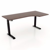 Workrite Essentia Electric Offset Corner 2 Leg Workcenter