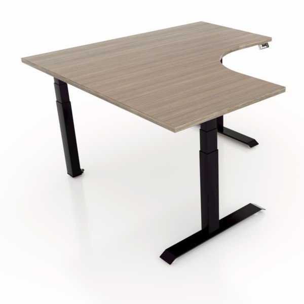 Workrite Essentia Electric Large Equal Corner 3 Leg Workcenter