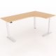 Workrite Essentia Electric Large Offset Corner 3 Leg Workcenter