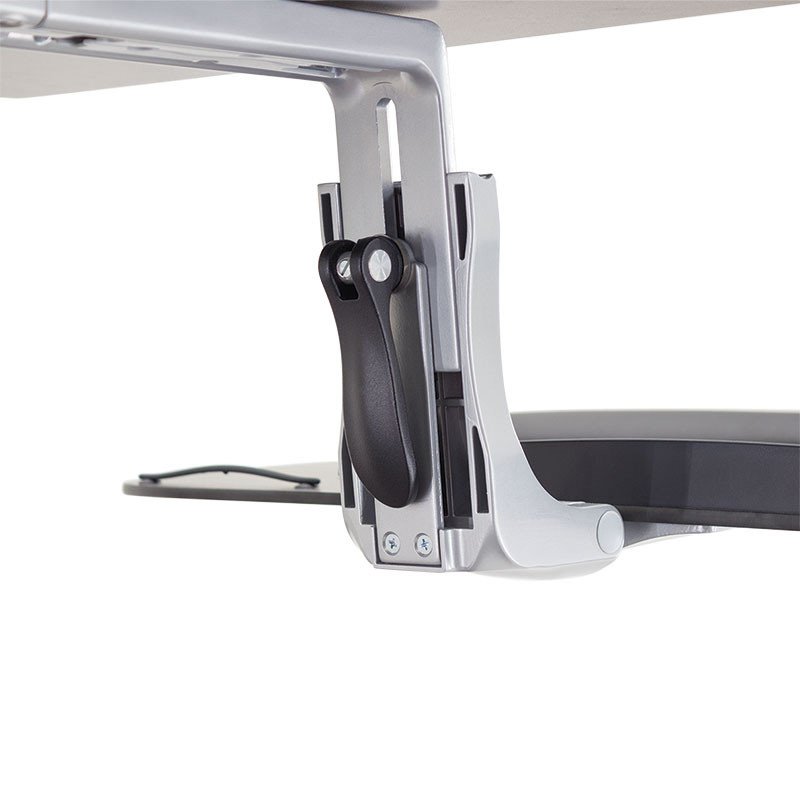 Easy keyboard platform adjustment with the cam lever