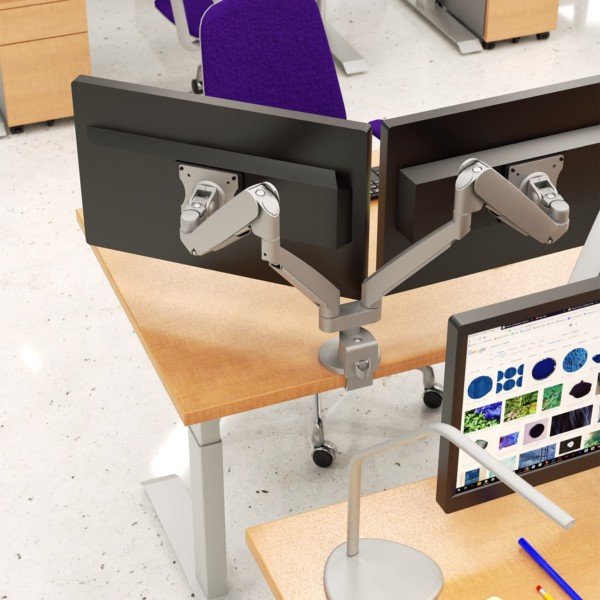 Workrite Ergonomics Conform Dual Articulating Monitor Arm