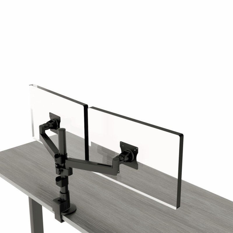 Conform Dual Static Monitor Arm in Black