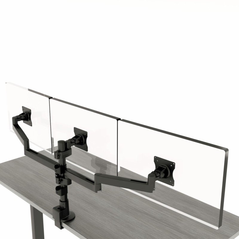 Conform Triple Static Monitor Arm in Black
